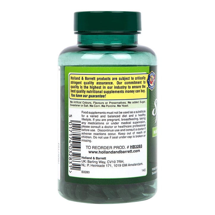 Holland & Barrett Σπιρουλίνα 500mg 200 ταμπλέτες